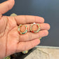 Manya White Meena Bali Earrings