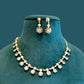 Devanshi Pearl Diamond Necklace Set