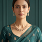 Devanshi Pearl Diamond Necklace Set