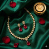 Ruby Drop Kundan Necklace Set