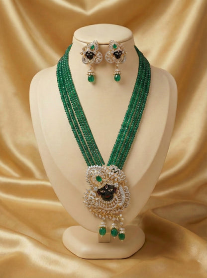 Kahna Ji Special Pendant Set ( Green)